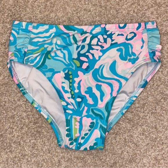 Lilly Pulitzer Bikini - Aqua La Vista Print - Size 2T - Picture 2 of 7